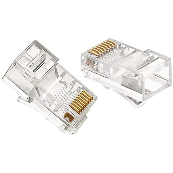 سوکت شبکه  RJ45 Cat6 بسته 100 عددی